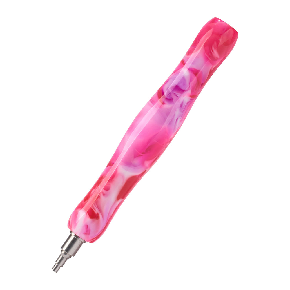 Twist-On Dual-Threaded Premium Drill Pen – Blooming Rosette Swirl U7