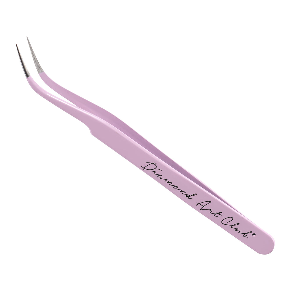 Curved Stainless Steel Tweezers E8