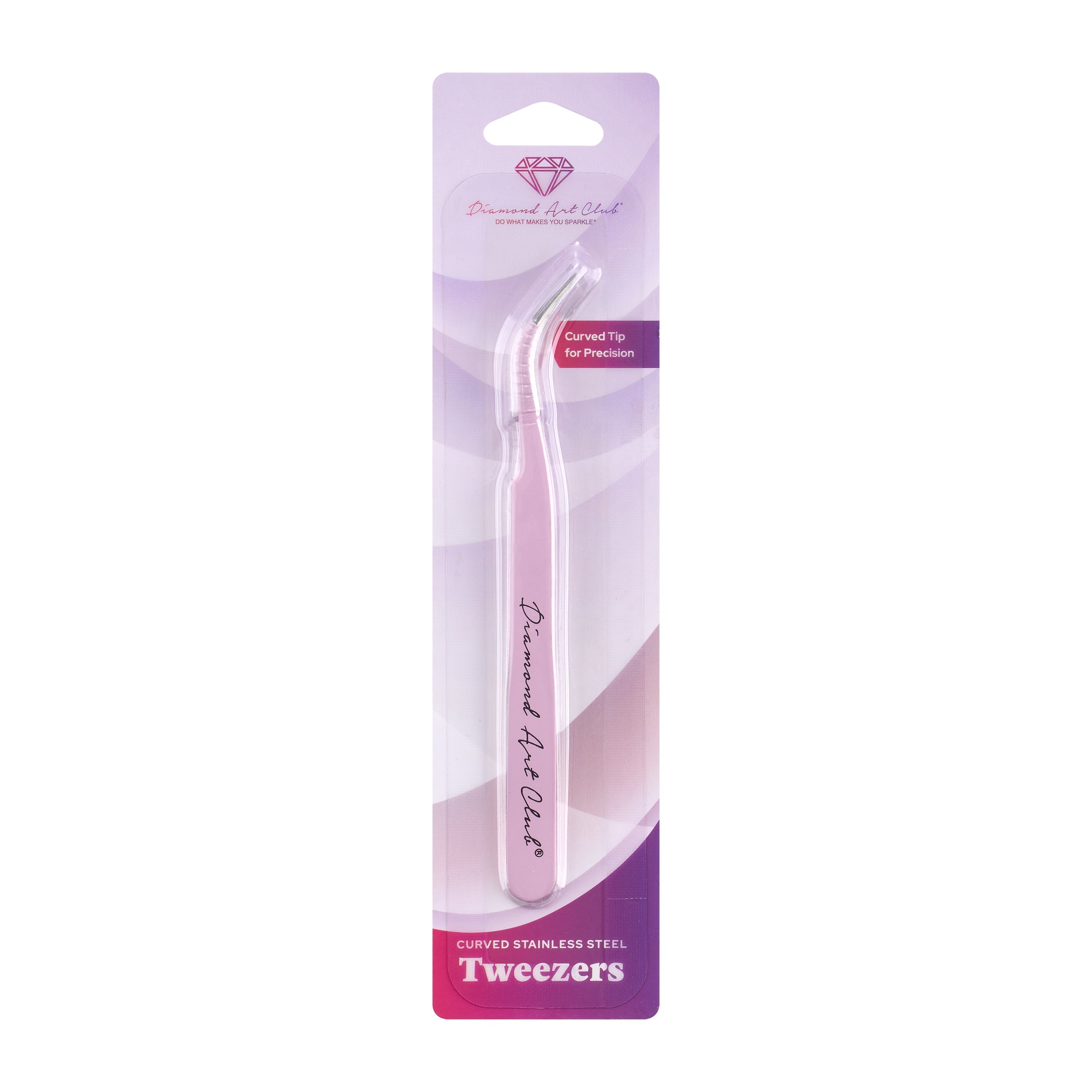 Curved Stainless Steel Tweezers