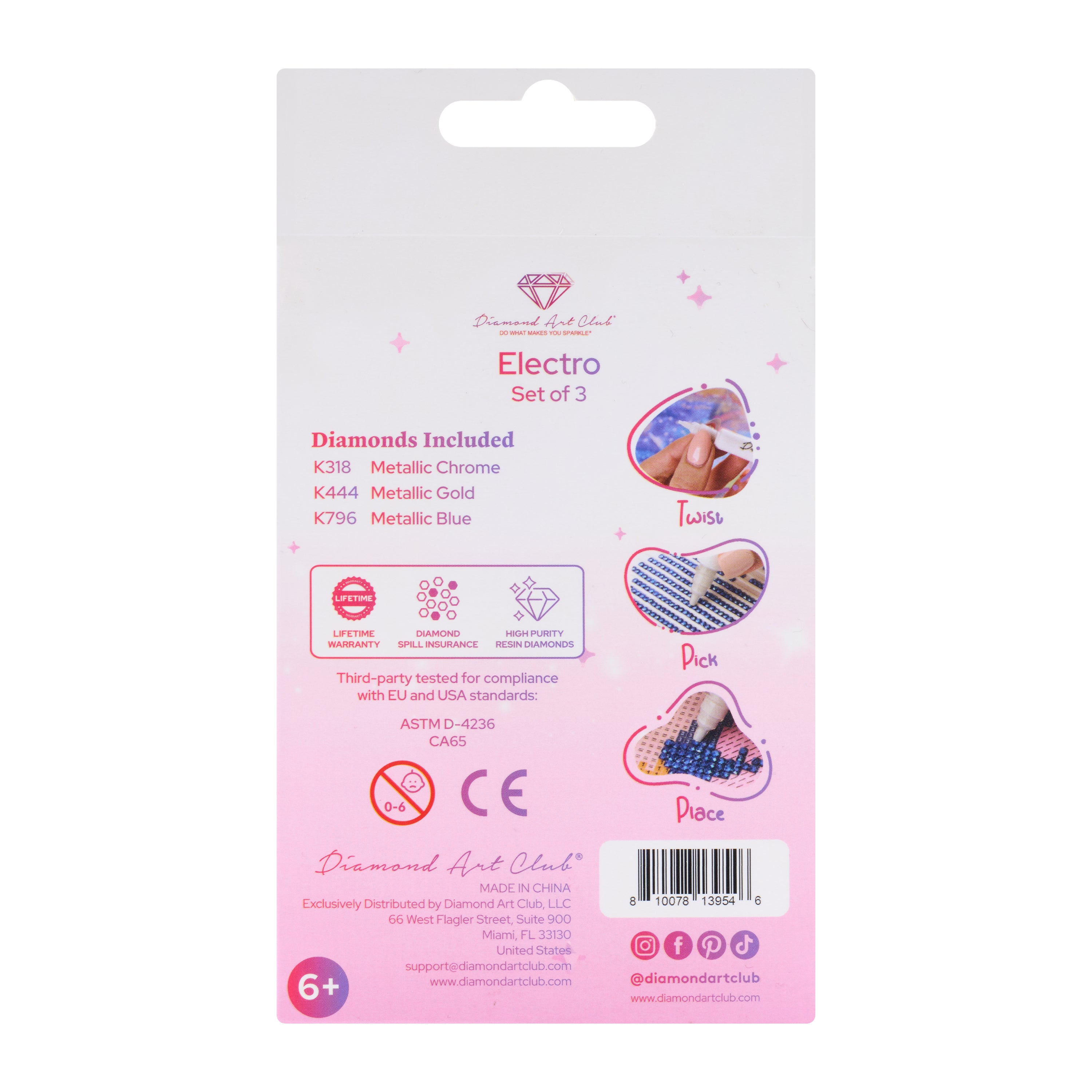 Electro Diamond® - Square (Set of 3)