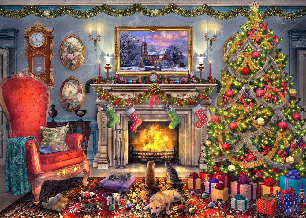 Festive Fireplace N5