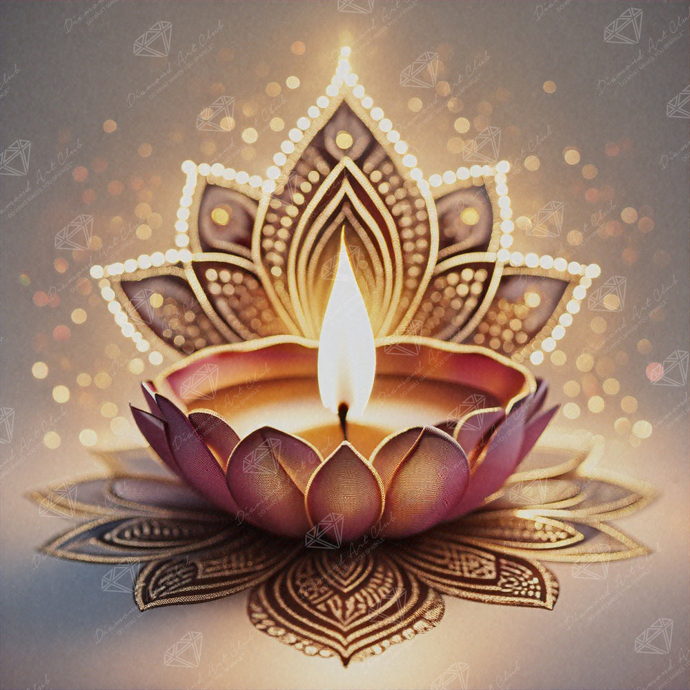 Festive Glow: Diwali Candlelight O8