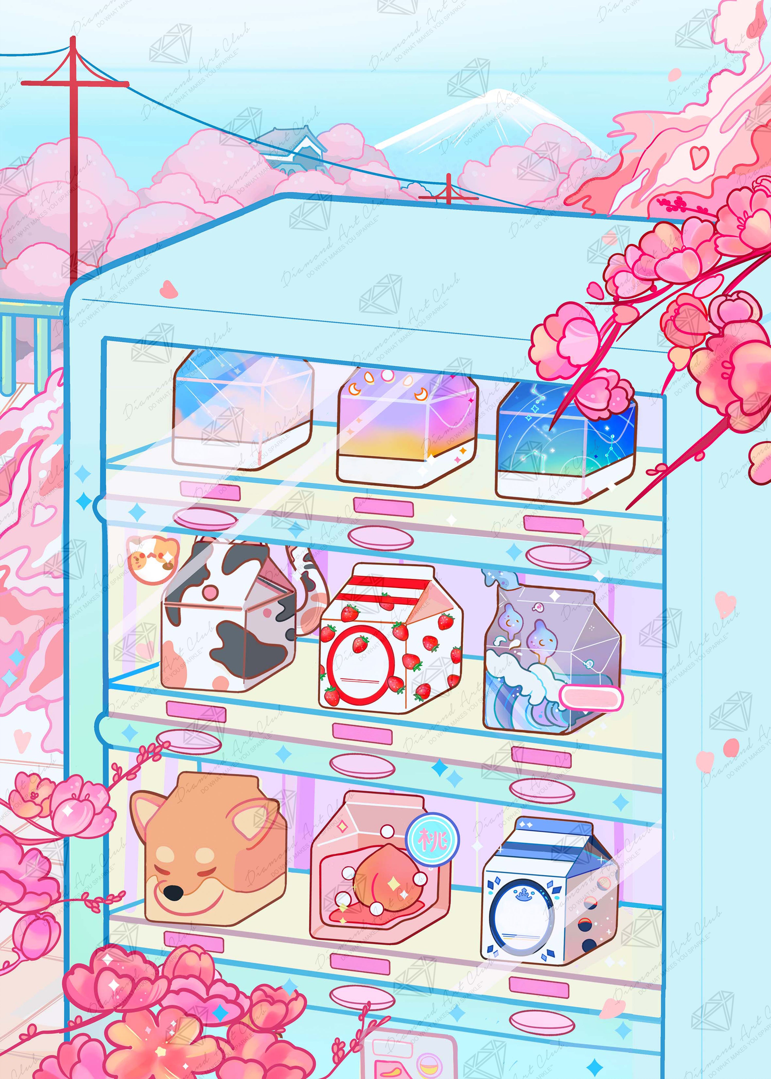 Milkbox Vending Machine in Fuji