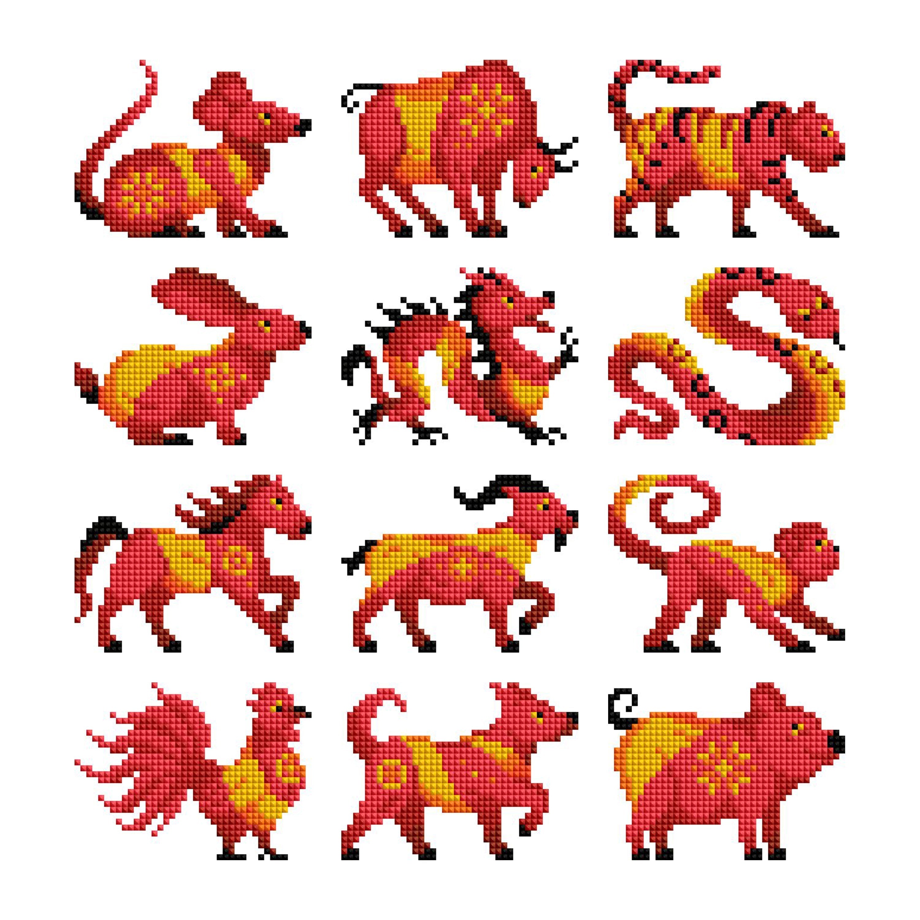 Mini Dazzles™ - Chinese Zodiac
