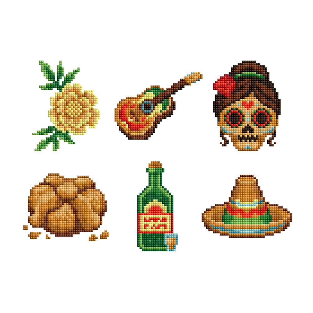 Mini Dazzles™ - Dia de los Muertos Q6