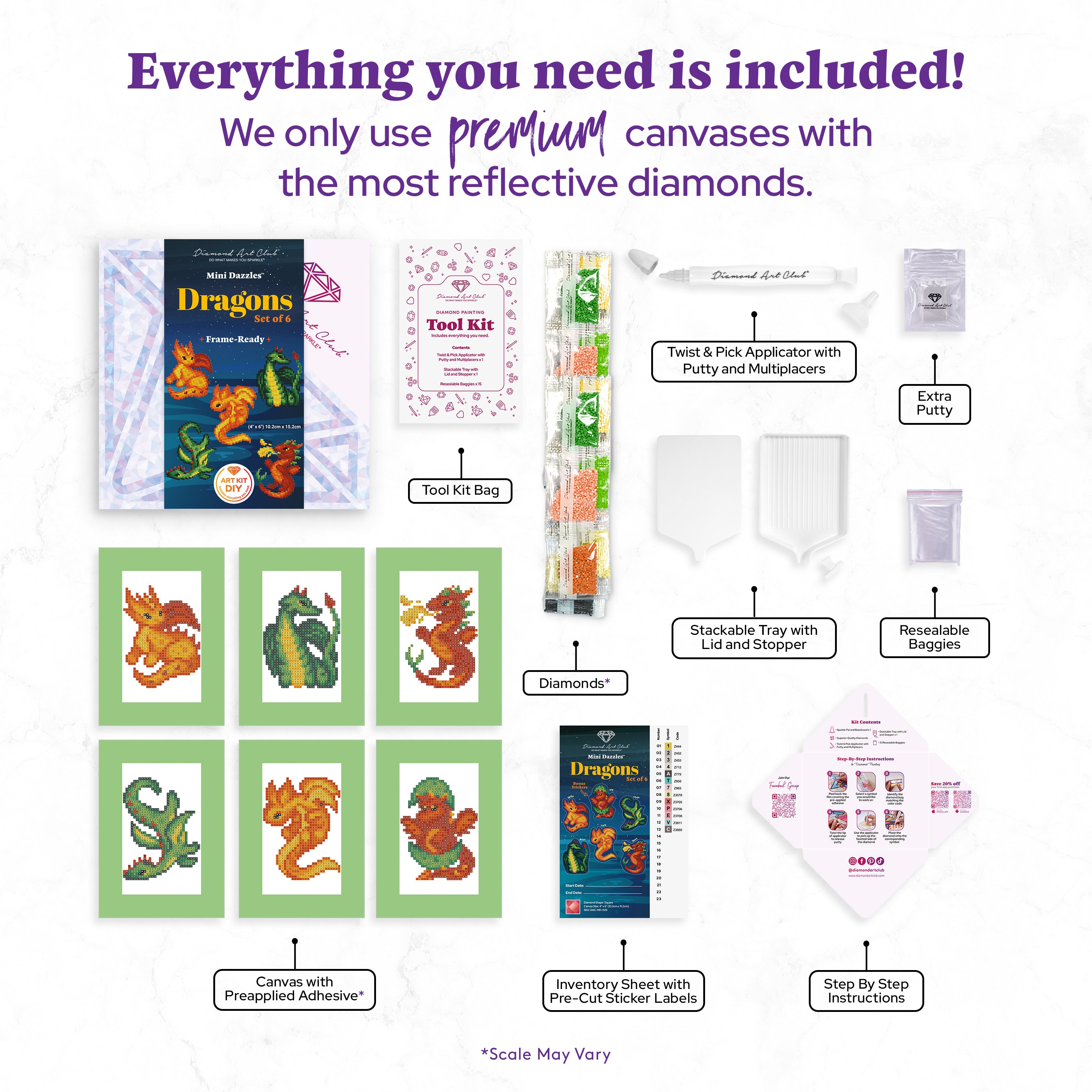 Mini Dazzles™ - Dragons