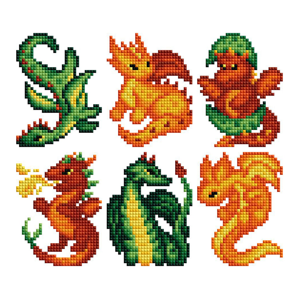 Mini Dazzles™ - Dragons L6