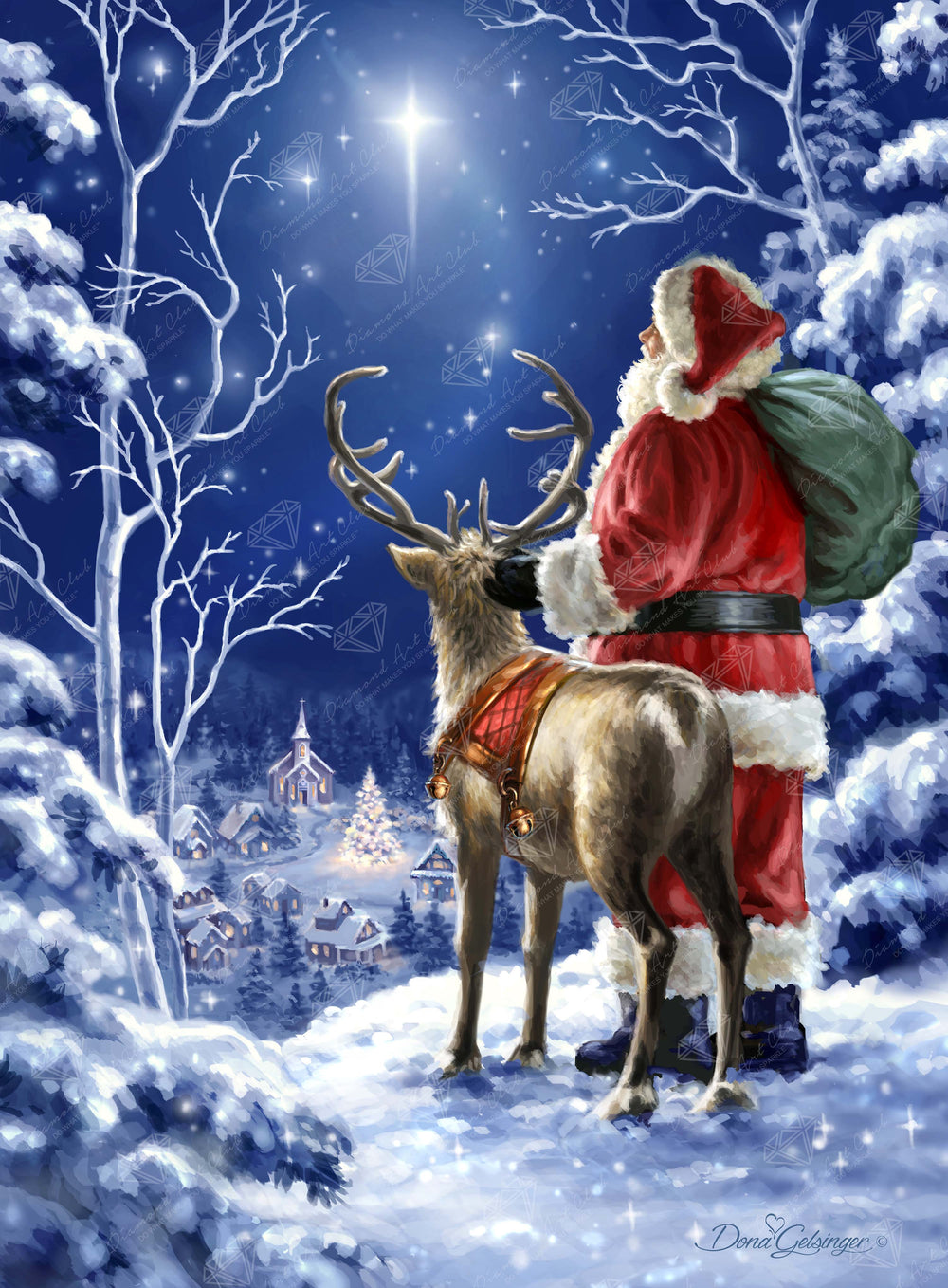 Starry Night Santa T4
